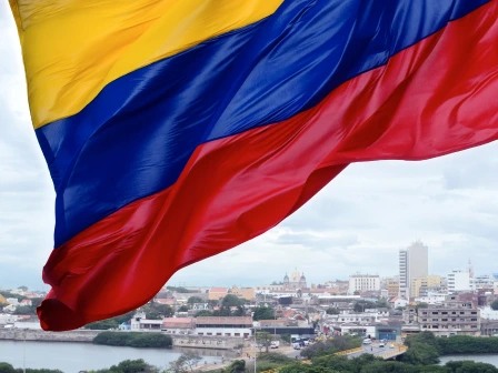 Colombian city scene