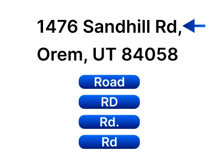 Street abbreviations